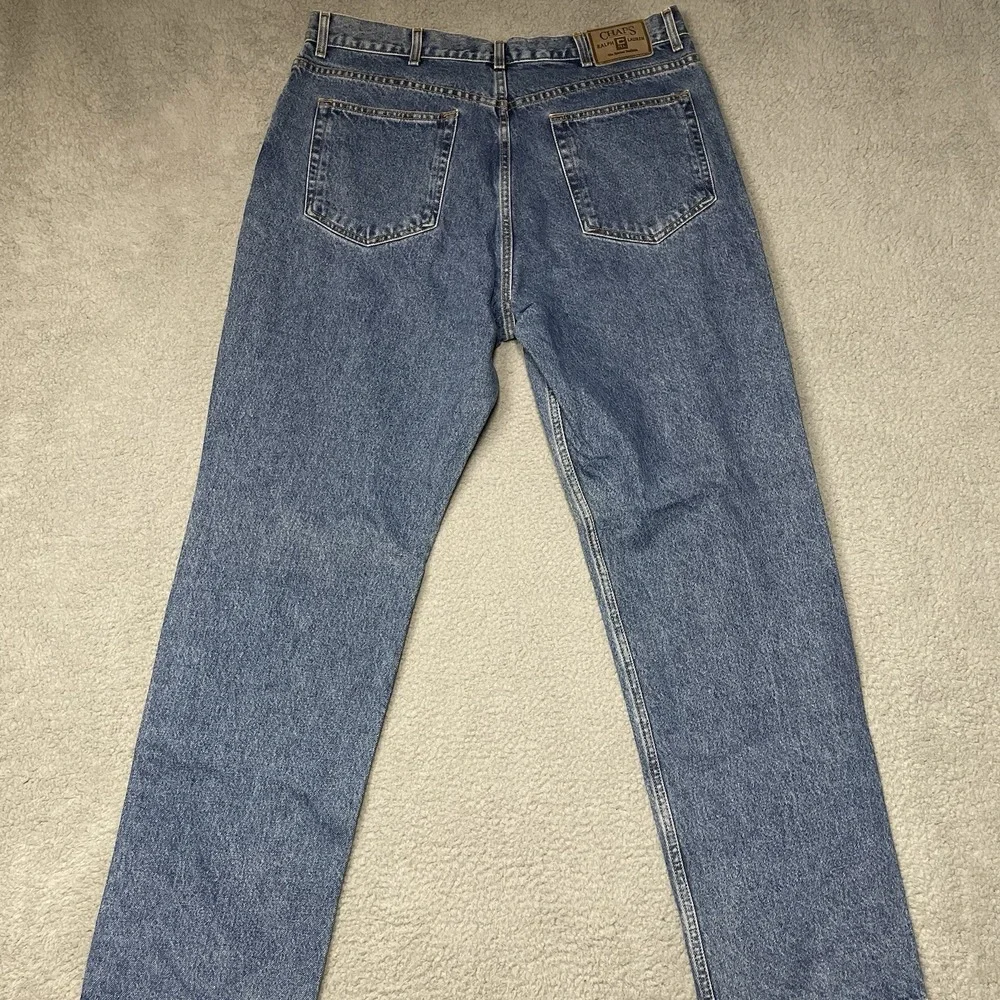 Chaps Ralph Lauren Jeans Men's 38X32 Blue Denim Straight Leg Classic Fit